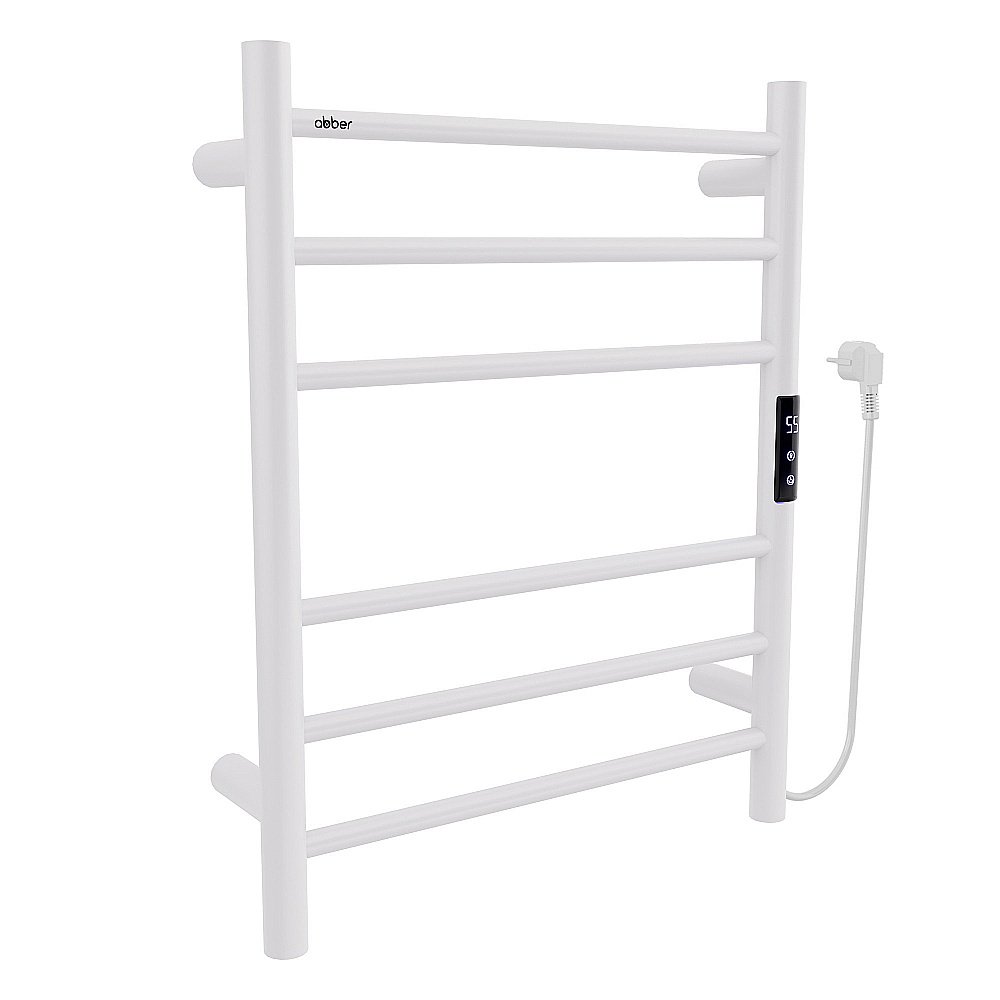 Полотенцесушитель электрический ABBER Standard AH4606MW белый матовый купить в интернет-магазине сантехники Sanbest