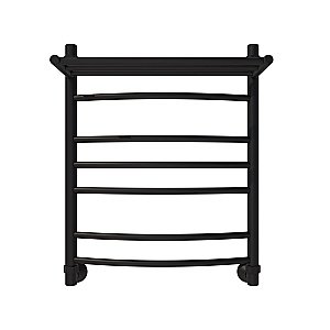 Полотенцесушитель водяной Veconi Nemi-B N6050B-B черный купить в интернет-магазине сантехники Sanbest