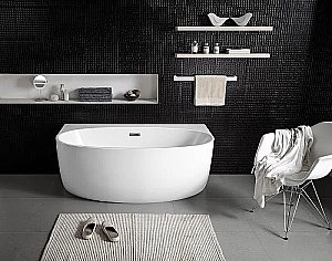 Ванна акриловая Azario Cambridge 170x88 купить в интернет-магазине Sanbest