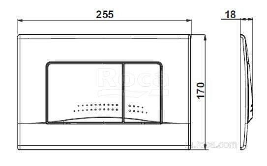 Кнопка для инсталляции Roca Active 32B 8901130B1 купить в интернет-магазине сантехники Sanbest
