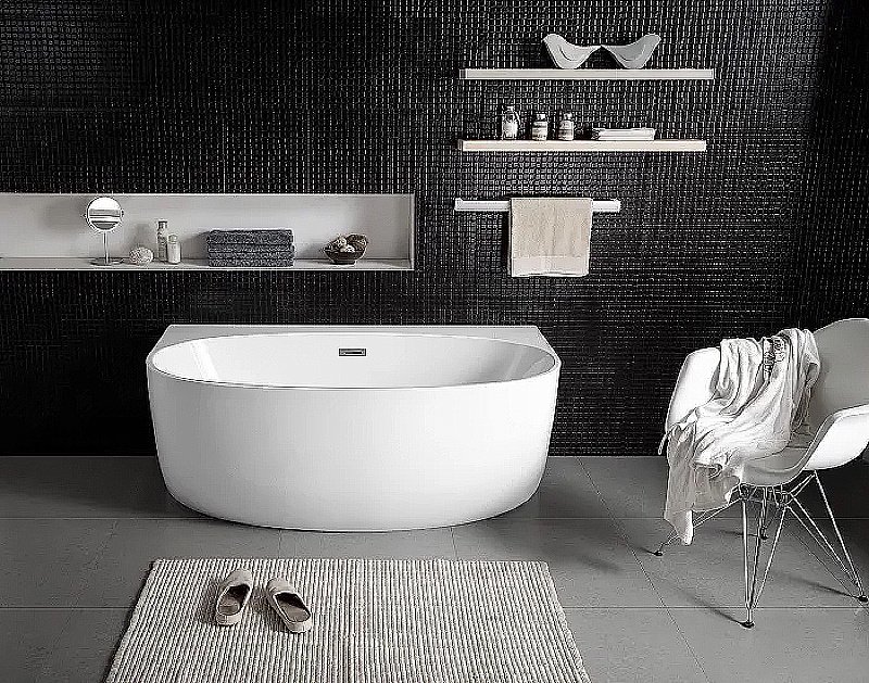 Ванна акриловая Azario Cambridge 170x88 купить в интернет-магазине Sanbest