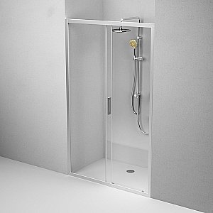 Душевая дверь AM.PM GEM W90G 120 прозрачная/хром матовый купить в интернет-магазине Sanbest