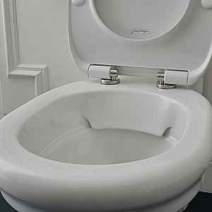 Унитаз напольный Jacob Delafon CLEO 1889 UJAC102-0 безободковый, с бачком, белый купить в интернет-магазине Sanbest