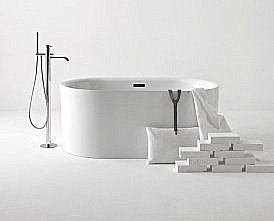 Ванна акриловая Kerasan Nolita 535001 5350 Белая купить в интернет-магазине Sanbest