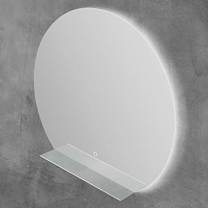 Зеркало с LED-подсветкой и полкой BelBagno RNG MENS 90 в ванную от интернет-магазине сантехники Sanbest