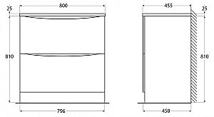Тумба с раковиной BelBagno ACQUA 100 PIA Rovere Rustico для ванной в интернет-магазине Sanbest