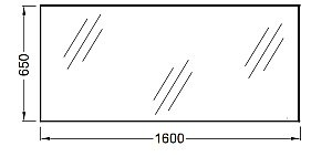 Зеркало Jacob Delafon EB1191-NF 160 в ванную от интернет-магазине сантехники Sanbest
