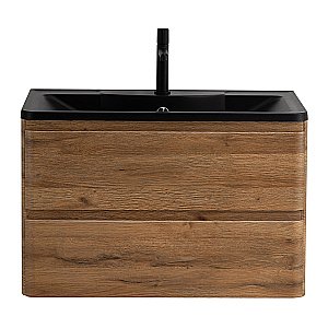 Тумба с раковиной BelBagno ALBANO 80 подвесная Rovere Rustico для ванной в интернет-магазине Sanbest
