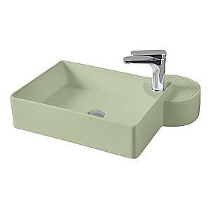 Раковина накладная Artceram CARTESIO 58 CAL002 35 00 зеленая купить в интернет-магазине Sanbest