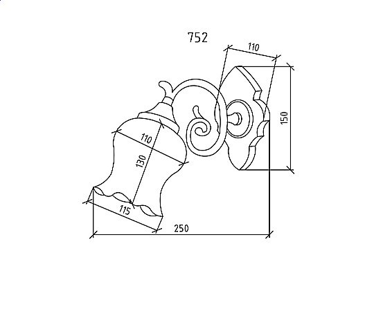 Бра Boheme 752 белое купить в интернет-магазине сантехники Sanbest