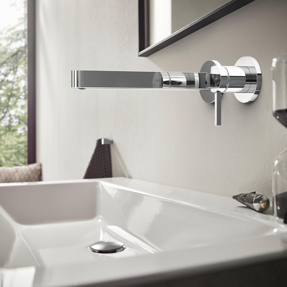 Смеситель для раковины Hansgrohe Finoris 76050000 хром купить в интернет-магазине сантехники Sanbest