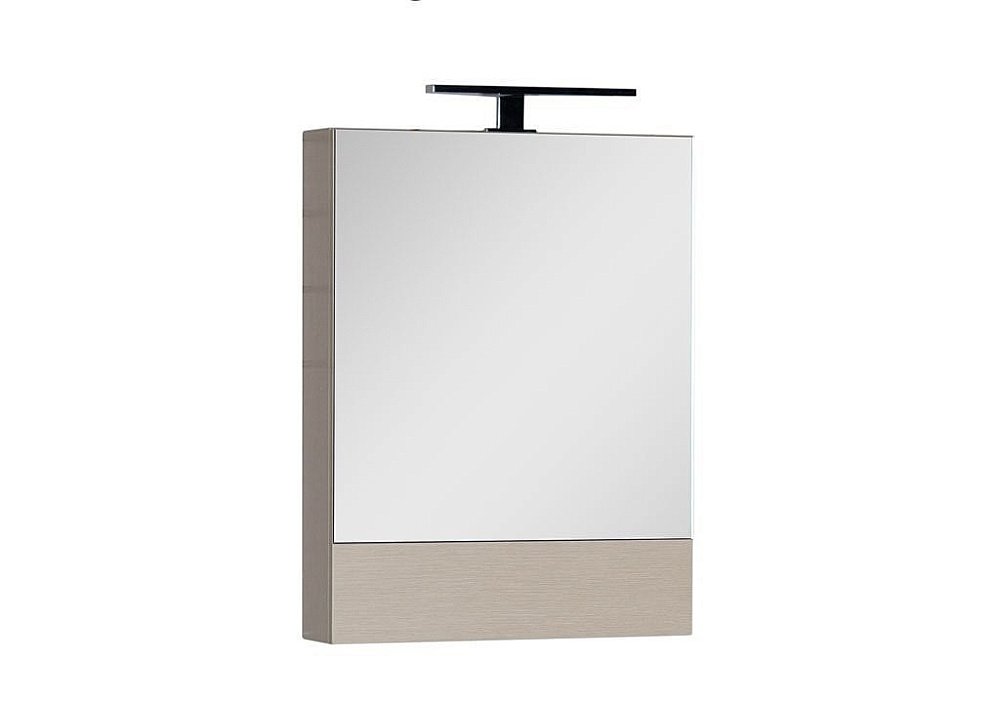 Зеркальный шкаф Aquanet Нота 58 светлый дуб купить в интернет-магазине сантехники Sanbest