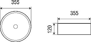 Накладная раковина WeltWasser WW ELBACH 3134 35,5 белая купить в интернет-магазине Sanbest