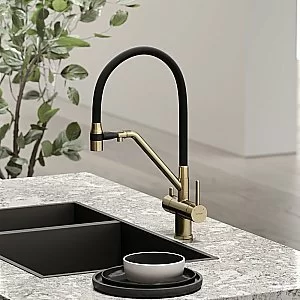 Смеситель для кухни Sancos Dora SC4003BG брашированное золото купить в интернет-магазине сантехники Sanbest