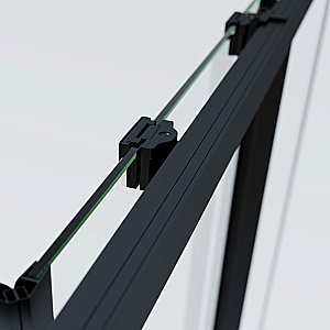 Душевой уголок Vincea Soft 2 90х90 VSS-3SO2900CLB стекло прозрачное/профиль черный купить в интернет-магазине Sanbest