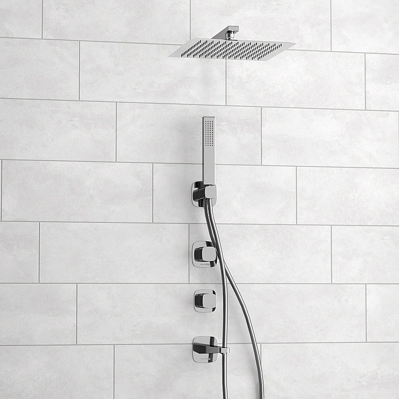 Душевая система WasserKRAFT Naab 8600 SET2849 хром купить в интернет-магазине сантехники Sanbest