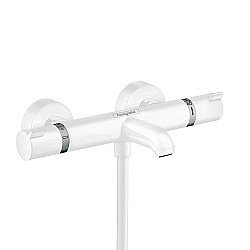 Смеситель для ванны Hansgrohe Ecostat Comfort 13114700 белый матовый купить в интернет-магазине сантехники Sanbest