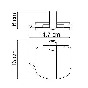 Держатель туалетной бумаги WasserKRAFT Berkel К-6825 купить в интернет-магазине сантехники Sanbest