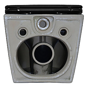 Унитаз подвесной Azario Vela AZ-2480MB черный матовый, безободковый, с крышкой микролифт, слив торнадо купить в интернет-магазине Sanbest