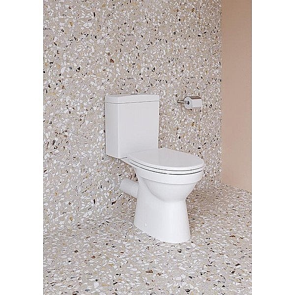 Унитаз-компакт Vitra S10 9822B003-7204 безободковый, с бачком, с крышкой микролифт купить в интернет-магазине Sanbest