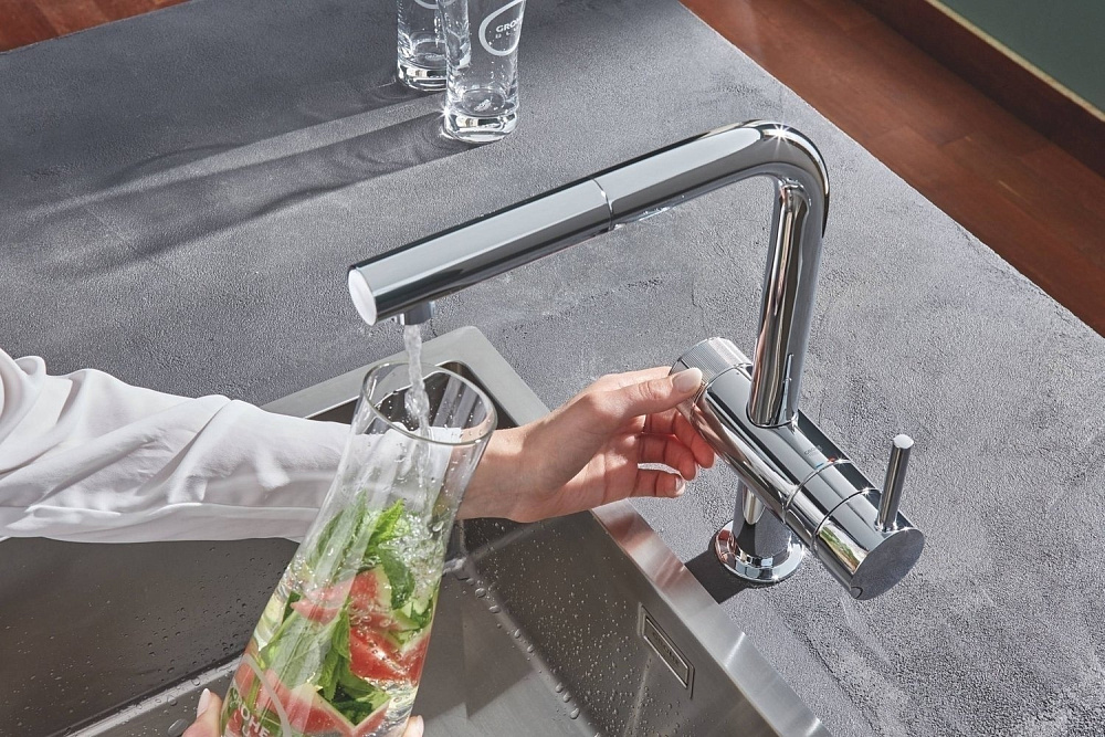 Смеситель для кухни Grohe Grohe Blue Pure 31721000 купить в интернет-магазине сантехники Sanbest