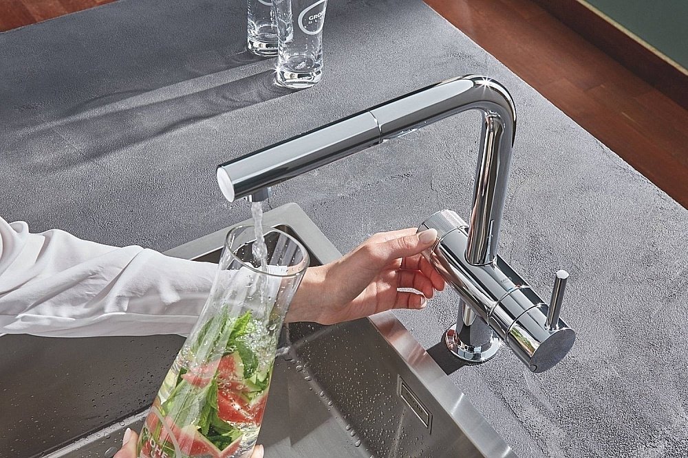 Смеситель для кухни Grohe Grohe Blue Pure 31721000 купить в интернет-магазине сантехники Sanbest