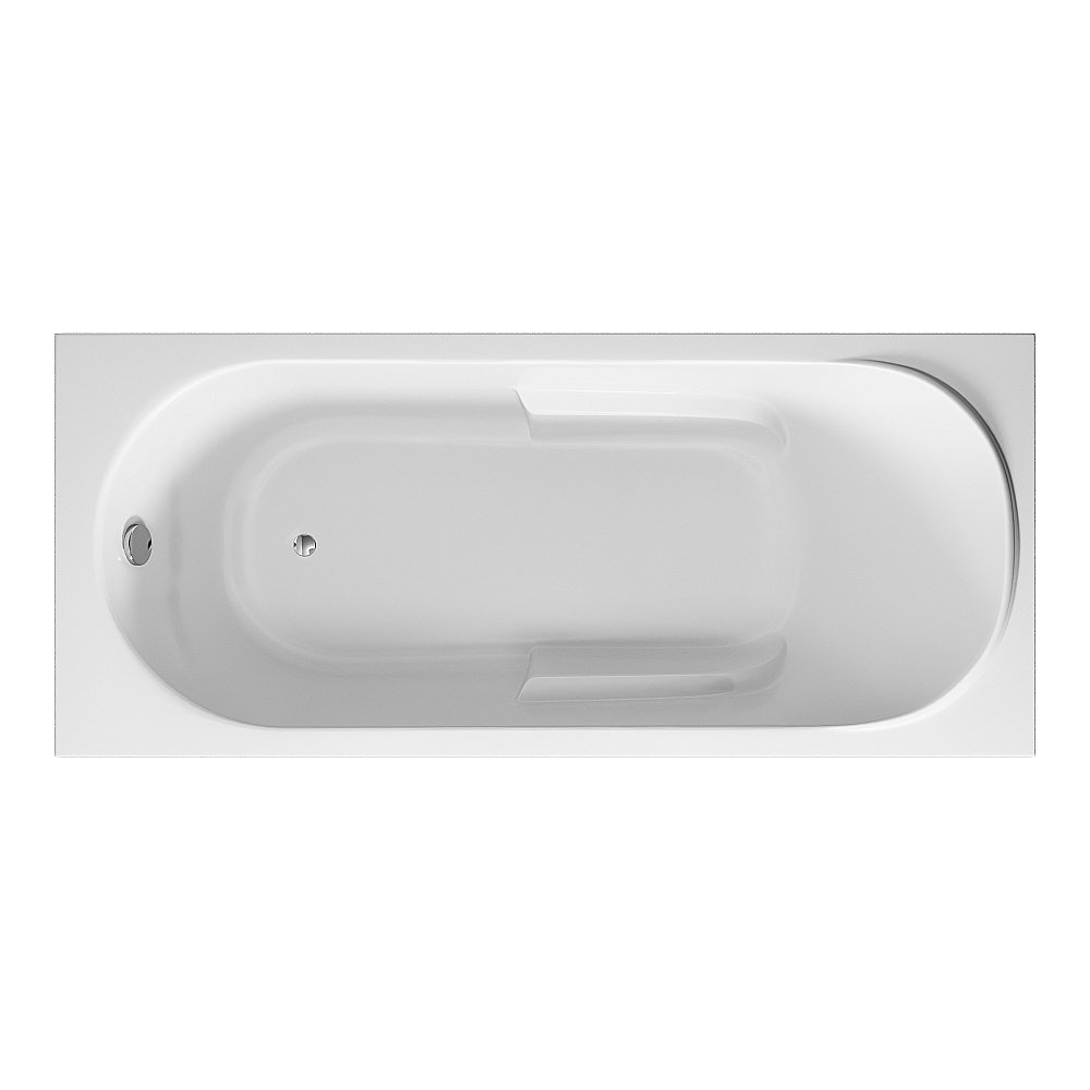 Ванна акриловая Vincea VBT-2A170-LG 170x75 белая с ножками купить в интернет-магазине Sanbest