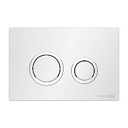 Кнопка для инсталяции WasserKraft WH01 белая глянцевая купить в интернет-магазине сантехники Sanbest