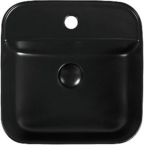 Раковина накладная Aquanet City-2-MB 50 273669 черная матовая купить в интернет-магазине Sanbest