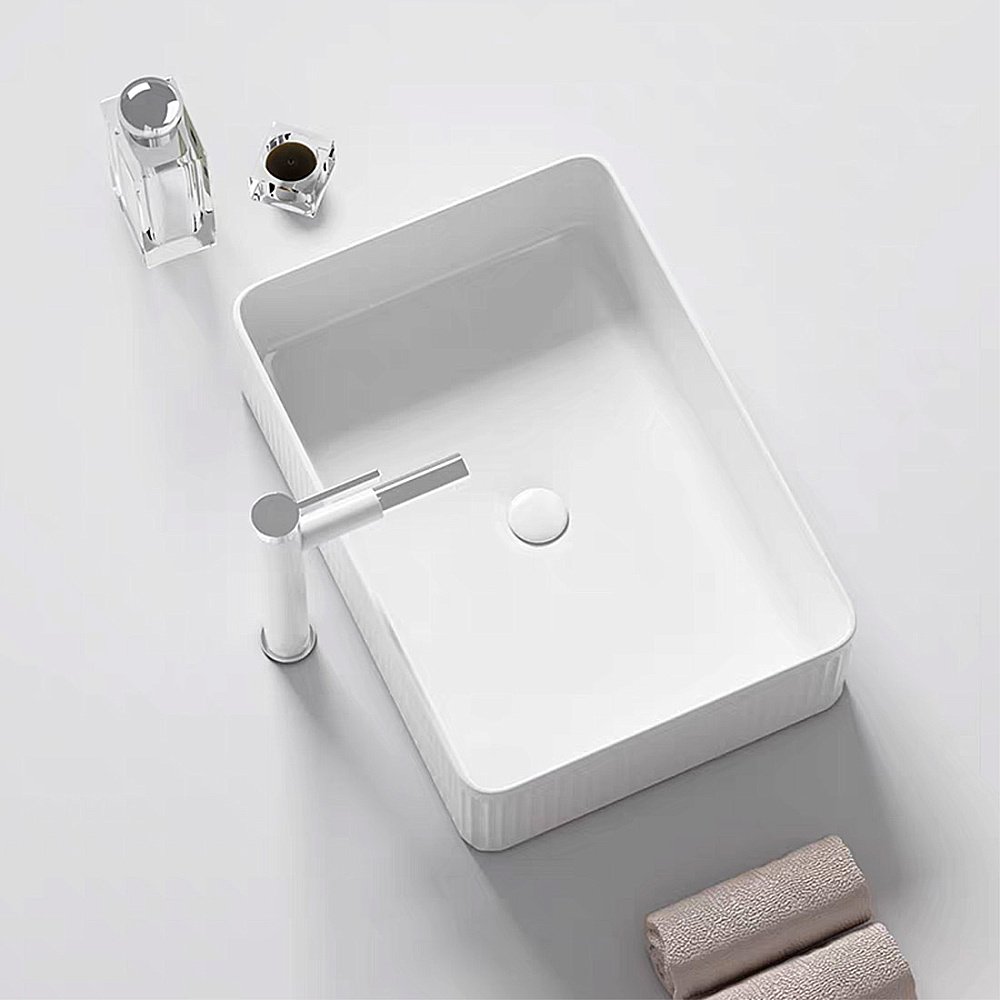 Раковина накладная RGW GS-20 80121020-01 белая купить в интернет-магазине Sanbest