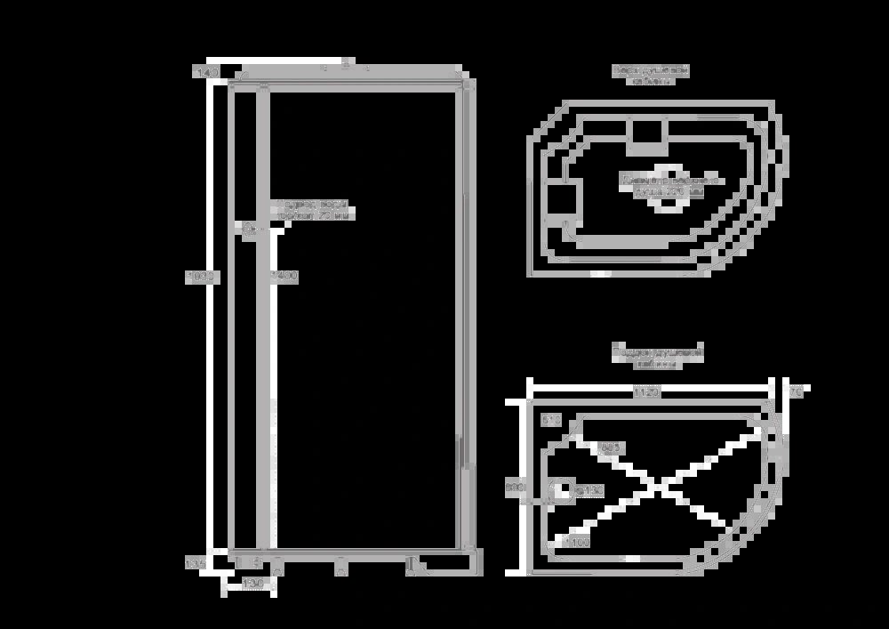Душевой поддон BAS Кариба 120x80 купить в интернет-магазине Sanbest