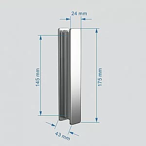 Душевой уголок ABBER Sonnenstrand AG07110-S90 стекло прозрачное/профиль хром купить в интернет-магазине Sanbest