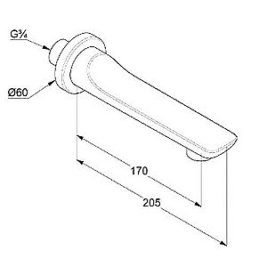 Излив Kludi Balance 5250305 купить в интернет-магазине сантехники Sanbest