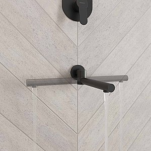 Душевая система BERGES NARDIS 3R 071014 черный матовый купить в интернет-магазине сантехники Sanbest