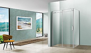 Душевой уголок Vincea COMO VSR-1C1015CL 150x100 стекло прозрачное/профиль хром купить в интернет-магазине Sanbest