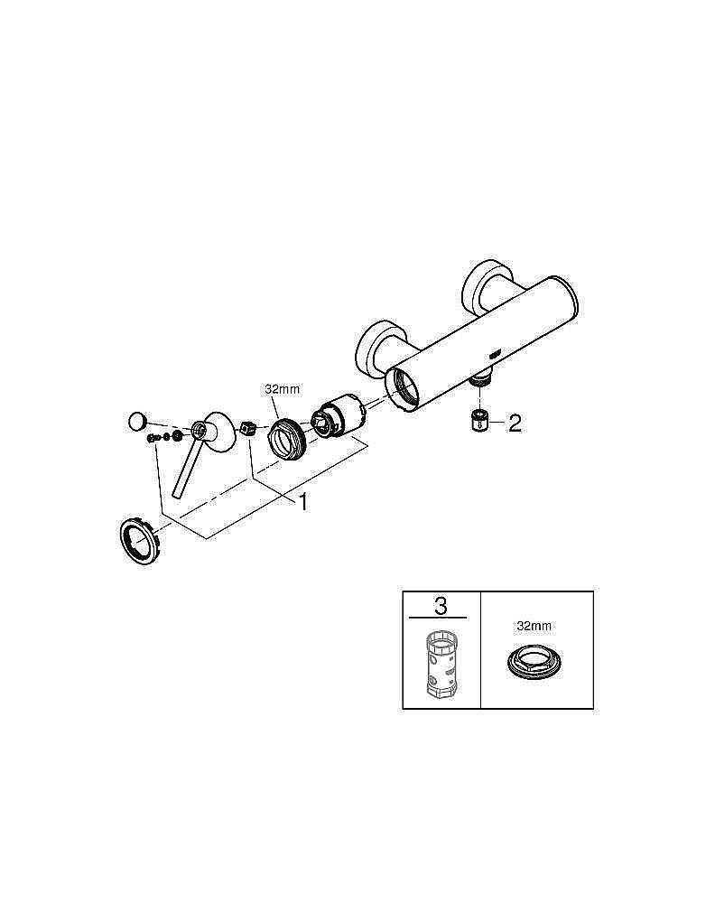 Смеситель для душа Grohe Atrio New 32650003 хром купить в интернет-магазине сантехники Sanbest