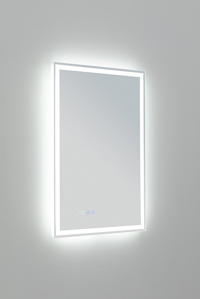 Зеркало Aquanet Оптима 288962 50 белый матовый в ванную от интернет-магазине сантехники Sanbest