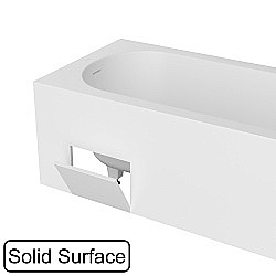 Скрытый люк в экране WhiteCross 1102.XXXX.200 белый матовый купить в интернет-магазине сантехники Sanbest