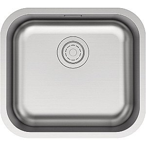 Кухонная мойка Paulmark Vello 48 VE48-BS брашированная сталь купить в интернет-магазине сантехники Sanbest