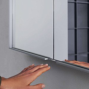 Зеркальный шкаф KEUCO Royal Match 12803171301 100 серебро/белое стекло купить в интернет-магазине сантехники Sanbest