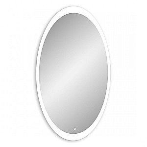 Зеркало с подсветкой Art&Max Ovale AM-Ova-600-1050-DS-F-H 60x105 в ванную от интернет-магазине сантехники Sanbest