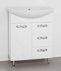 Тумба под раковину Style Line Венеция 65 белая купить в интернет-магазине сантехники Sanbest