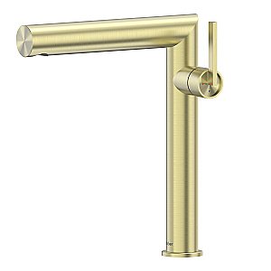 Смеситель для раковины Abber Perfekte 316 AF8A11BG-L золото брашированное купить в интернет-магазине сантехники Sanbest