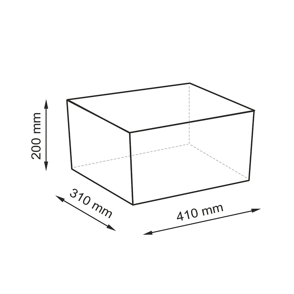 Корзина WasserKRAFT Wiese WB-840-L купить в интернет-магазине сантехники Sanbest