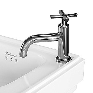 Раковина подвесная Burlington Riviera 45 RIV8 2TH с 2-мя отверстиями белая купить в интернет-магазине Sanbest