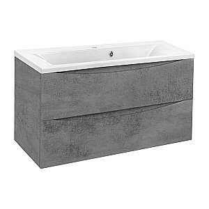 Тумба с раковиной Vincea Mia 900 Beton для ванной в интернет-магазине Sanbest