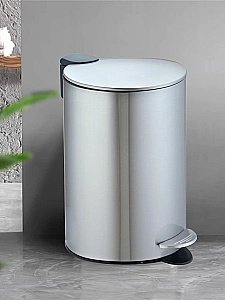 Ведро для мусора WeltWasser Betta 10000013408 сталь матовая купить в интернет-магазине сантехники Sanbest