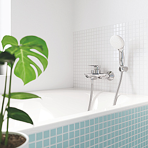 Набор смесителей Grohe BauEdge 1000180 хром купить в интернет-магазине сантехники Sanbest
