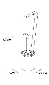 Стойка напольная FIXSEN WENDY FX-7032-02 купить в интернет-магазине сантехники Sanbest