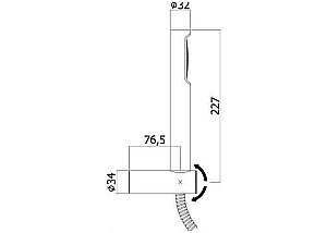 Душевой гарнитур Paffoni BIRILLO ZDUP054CR купить в интернет-магазине сантехники Sanbest